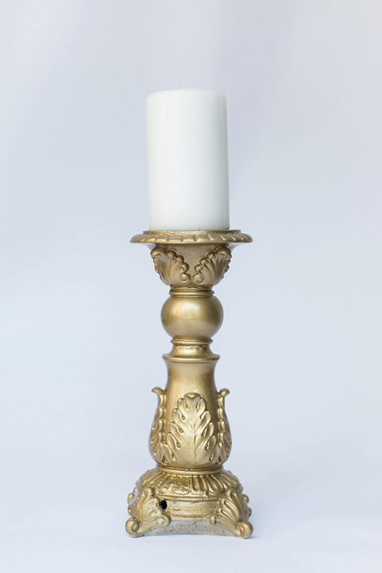 Large Resin Candlestick