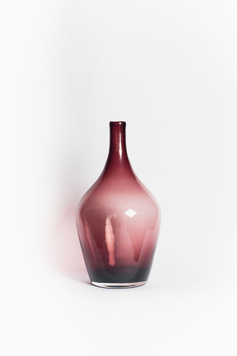 Purple Bottle Vase