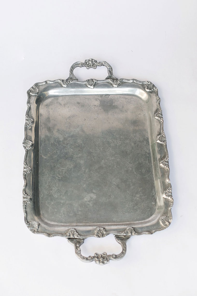 Rectangle Pewter Tray