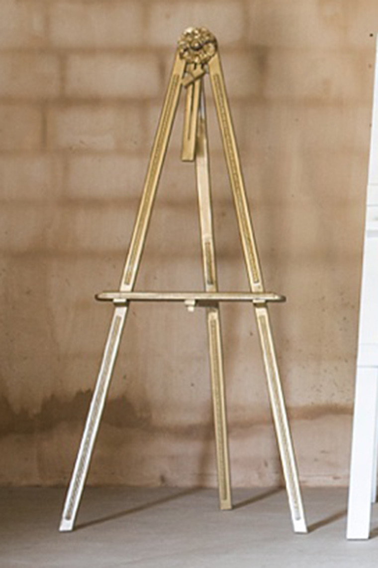 Gold Easel