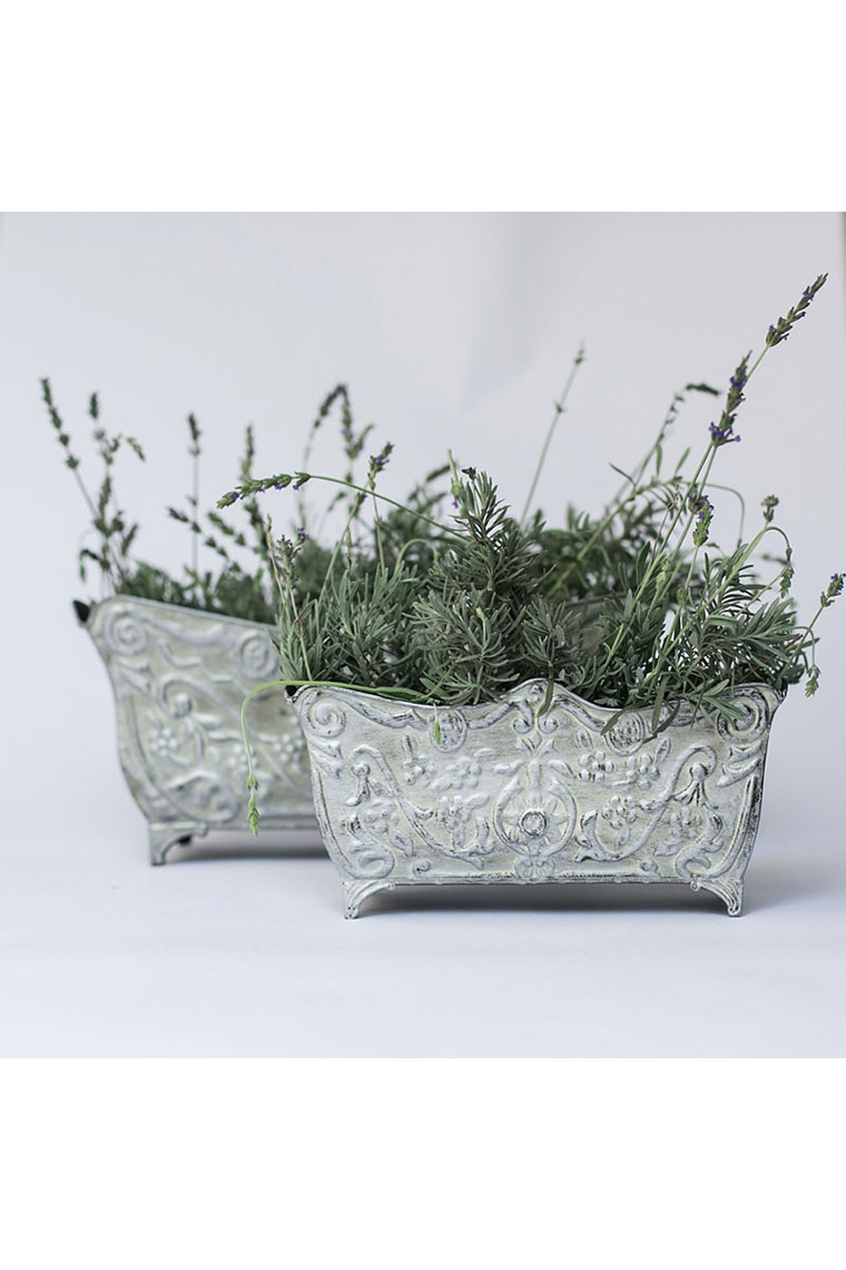Large Metal Silver Pressed Vase Large Metal Silver Pressed Vase