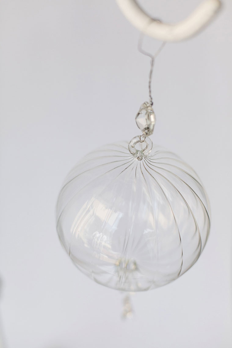 Large Glass Hanging Ball Large Glass Hanging Ball