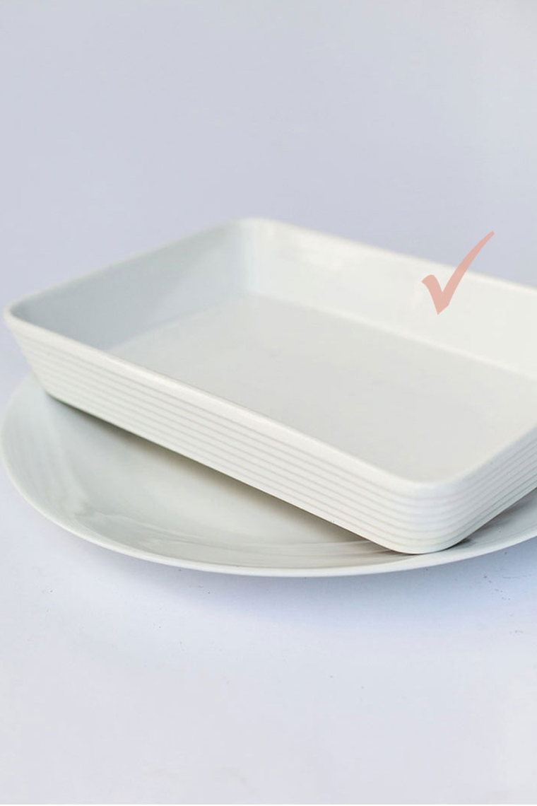 Rectangle White Casserole Dish