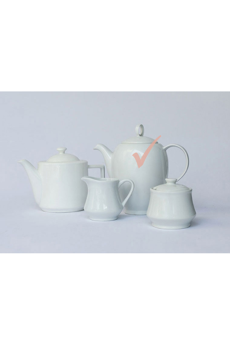 White China Coffee Pot