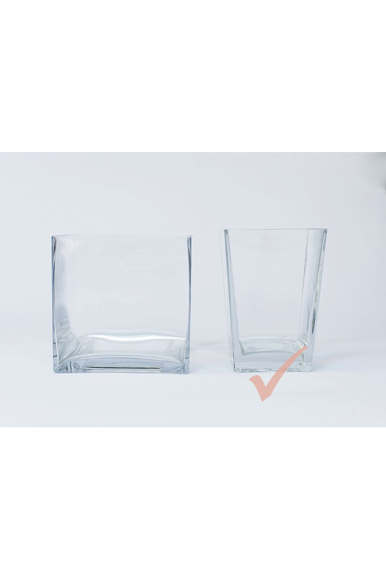 Glass Square Cylinder Glass Square Cylinder
