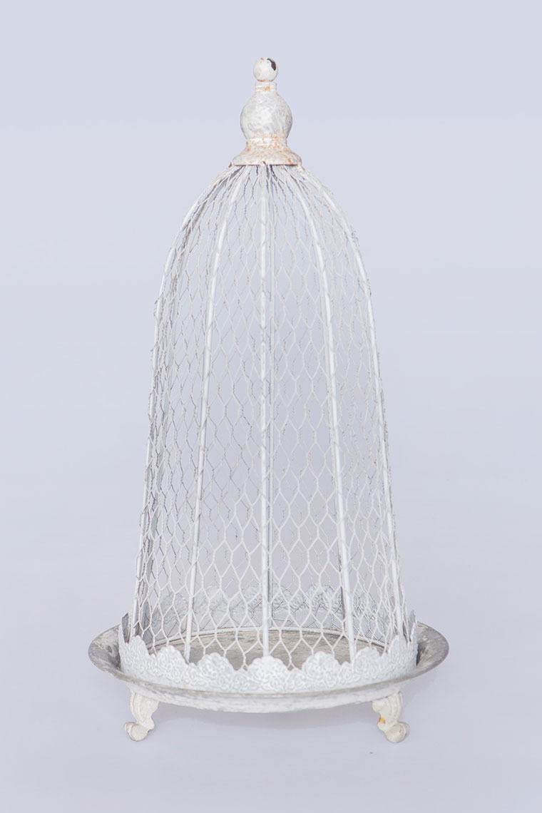Grey Mesh Cage And Stand