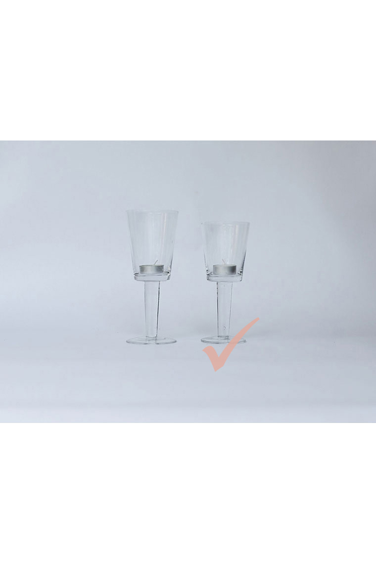 Med Goblet Votive On Stalk Med Goblet Votive On Stalk