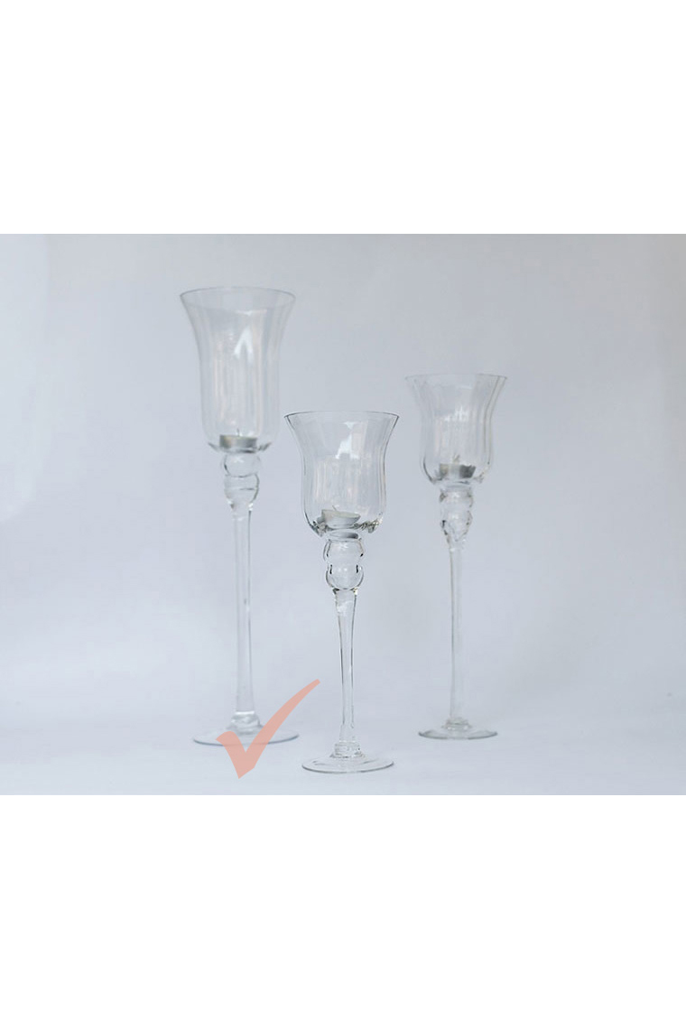 Tall Ridged Votive On Stalk Tall Ridged Votive On Stalk