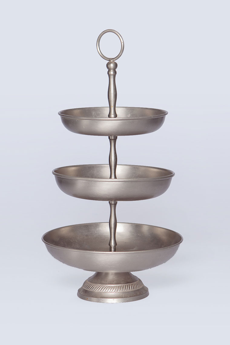 Vintage Silver Tier Cake Stand